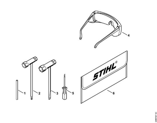 Attrezzi, accessorio a richiesta FC 100, FC 110 FC 100 brand Stihl